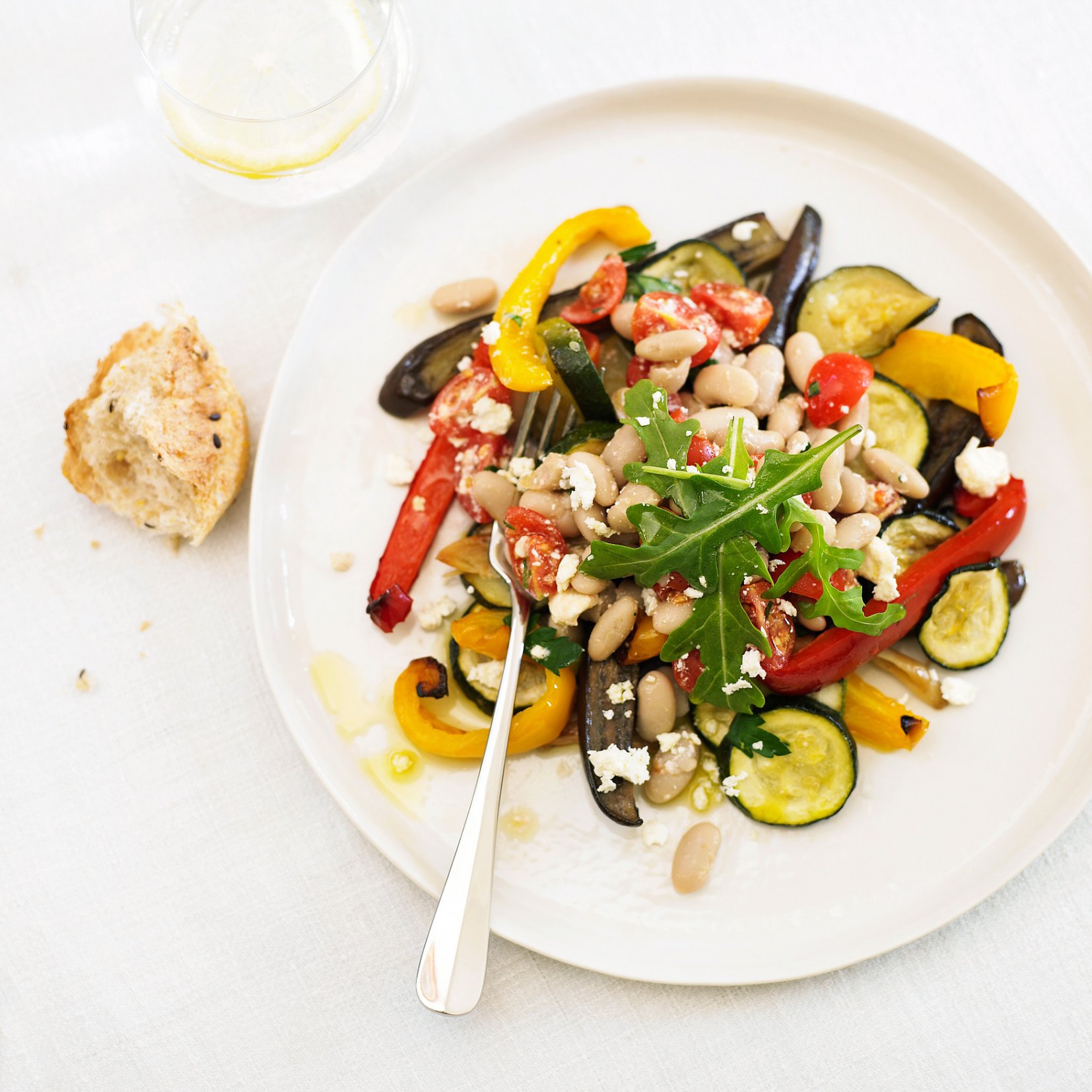a simple baked vegetable and white bran recipe