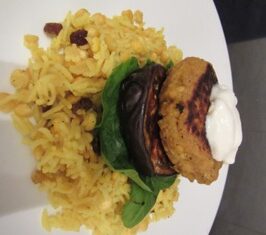 Curried Chickpea Stacks