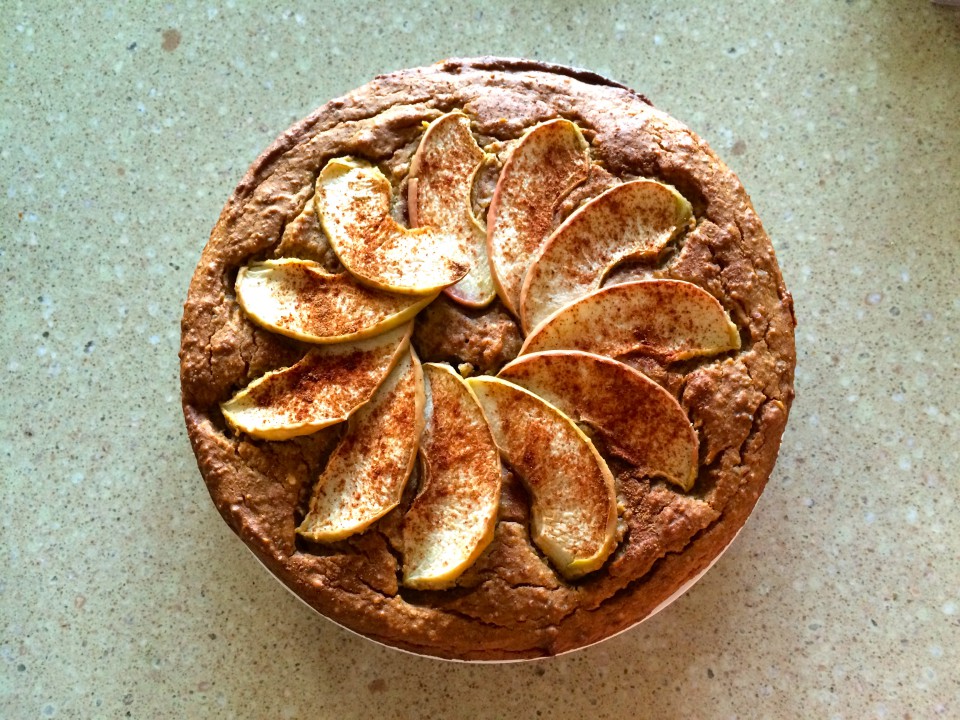 Apple and Cinnamon Chickpea Cake