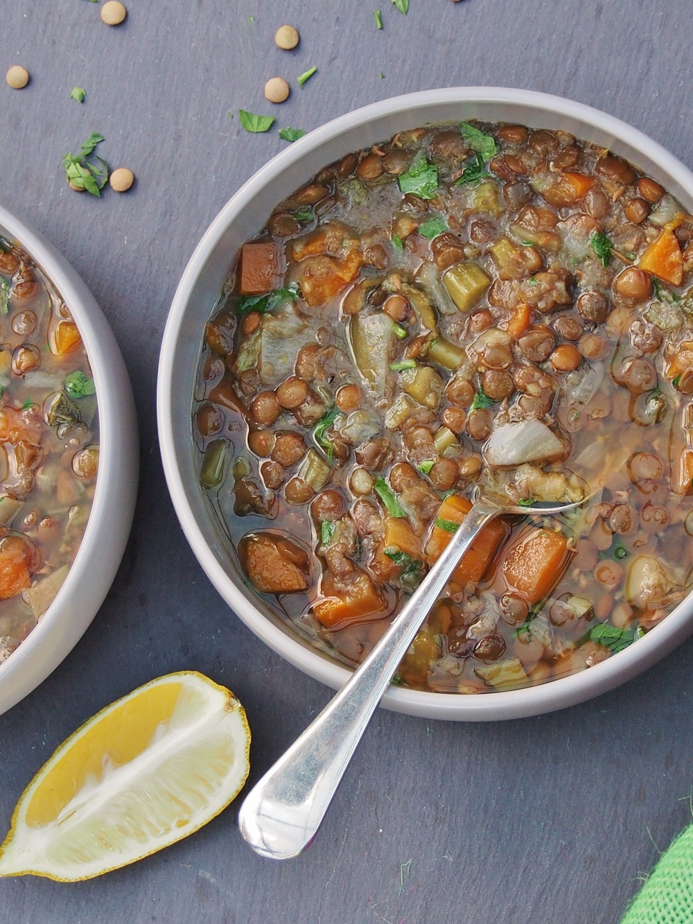 Lemony Lentil & Vegetable Soup