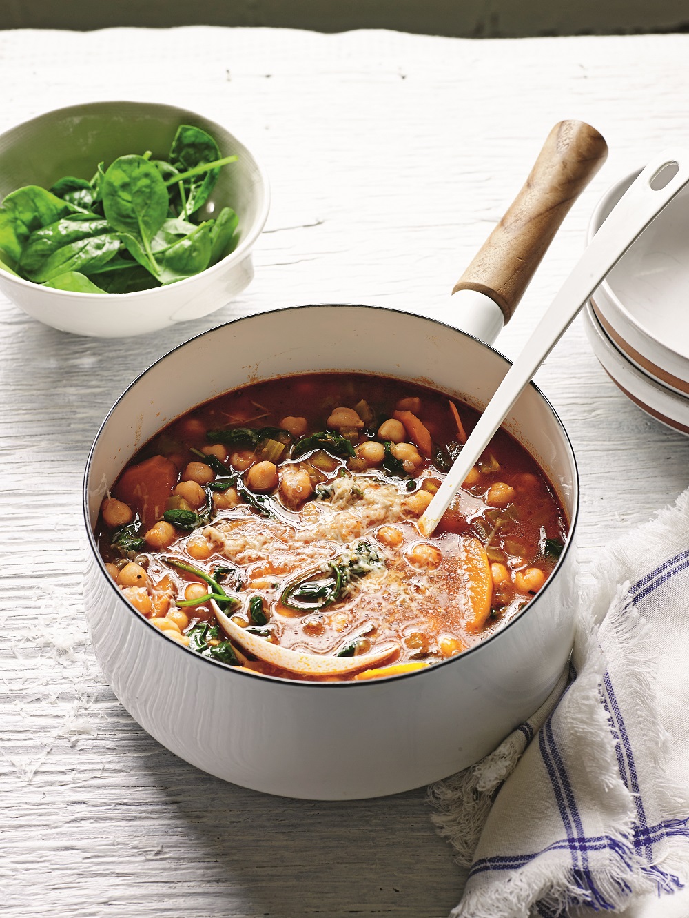 Chickpea & Spinach Soup