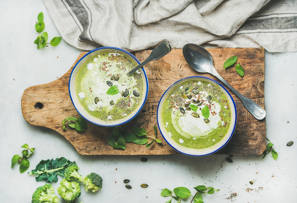 Broccoli and Pea Soup
