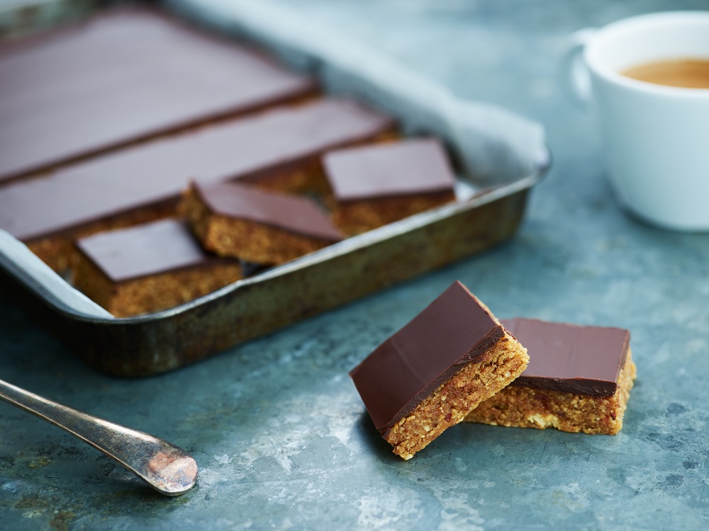 Almond Butter and Date Slice with Shredded Wheatmeal