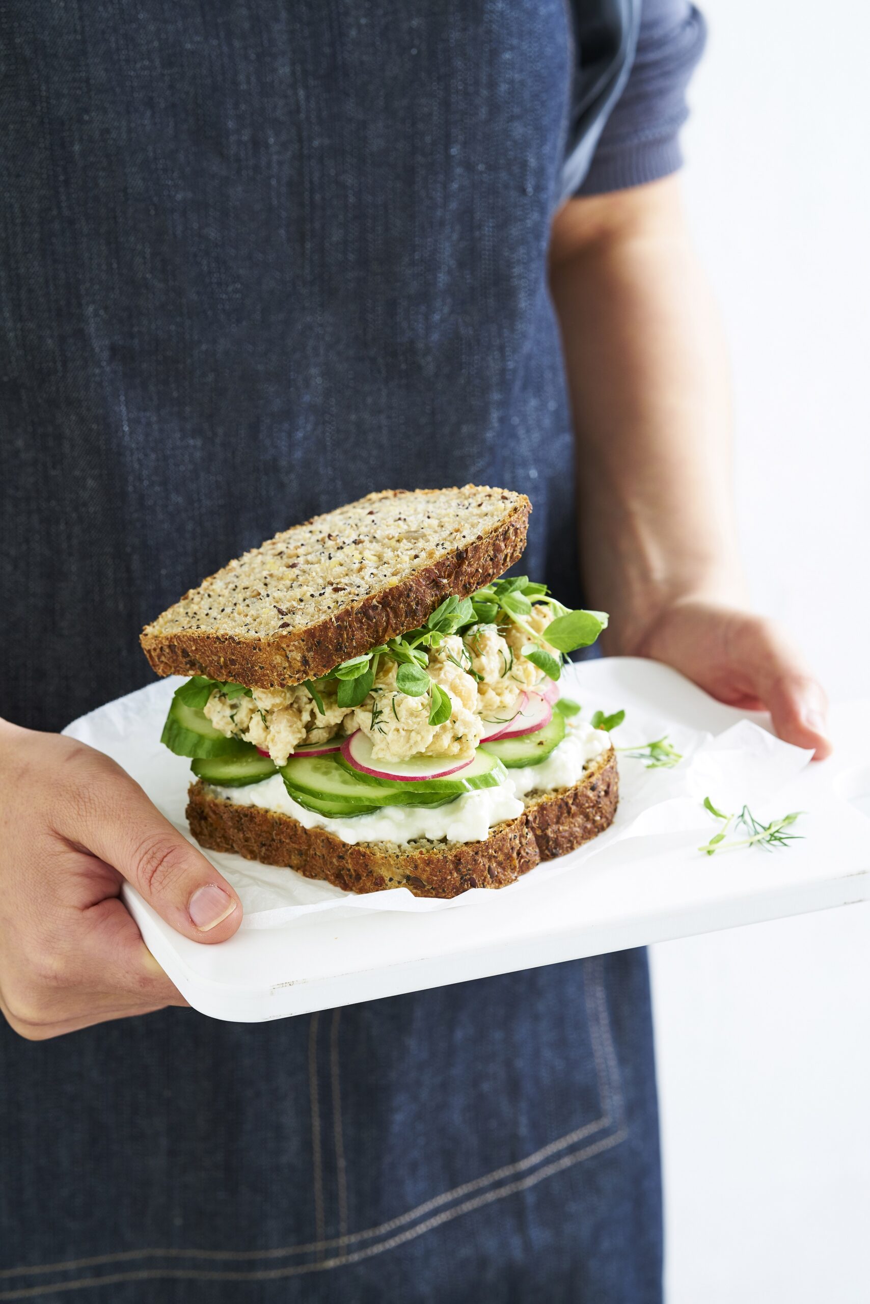 Smashed Chickpea Sandwich