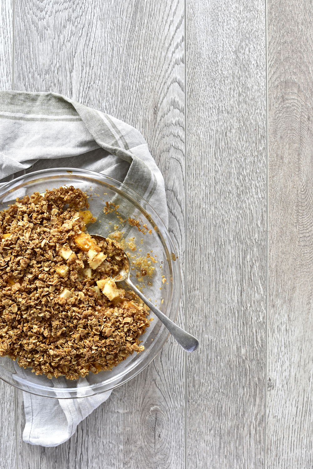 Apple and Nectarine Crumble