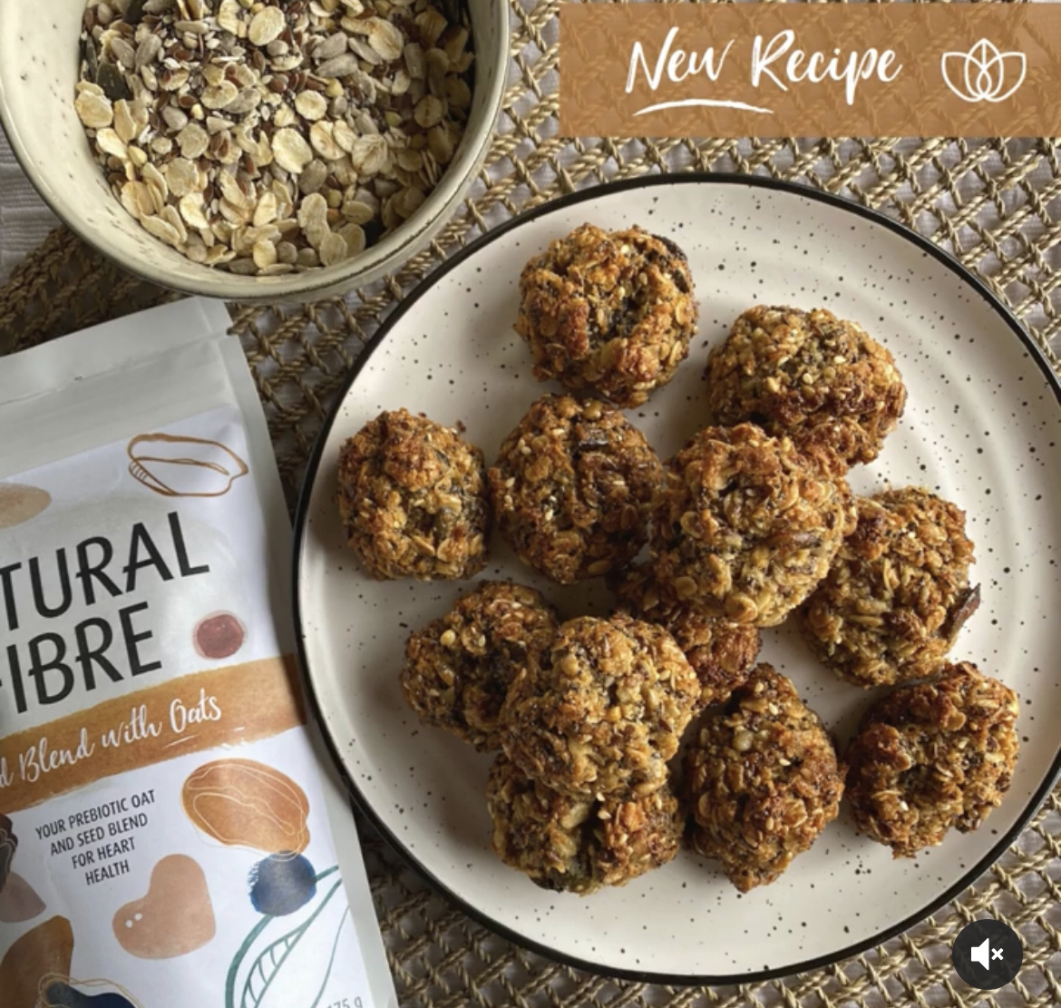 Seedy Oatmeal & Sultana Cookies