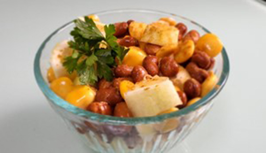Lupini, Fava Beans and Lemon Snack