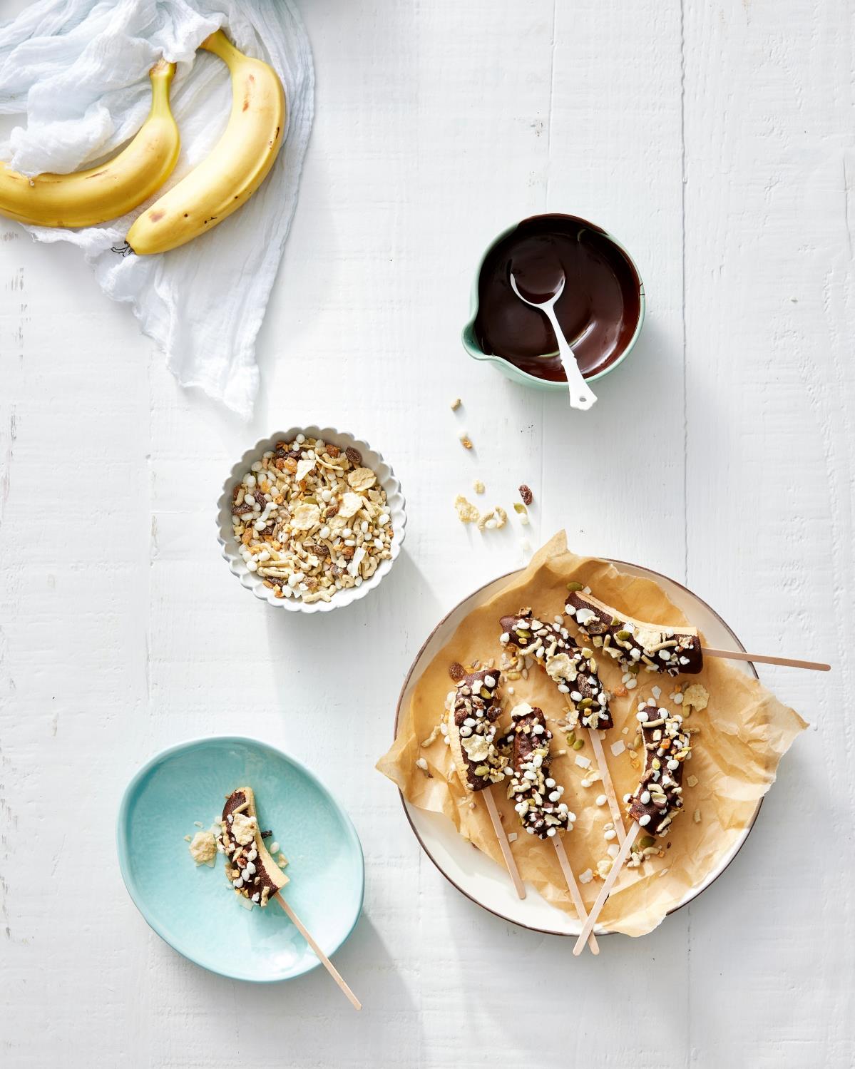 Choc Banana Fruits & Seeds Muesli Pops