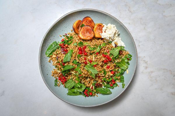 Caramelised Fig and Freekeh Salad