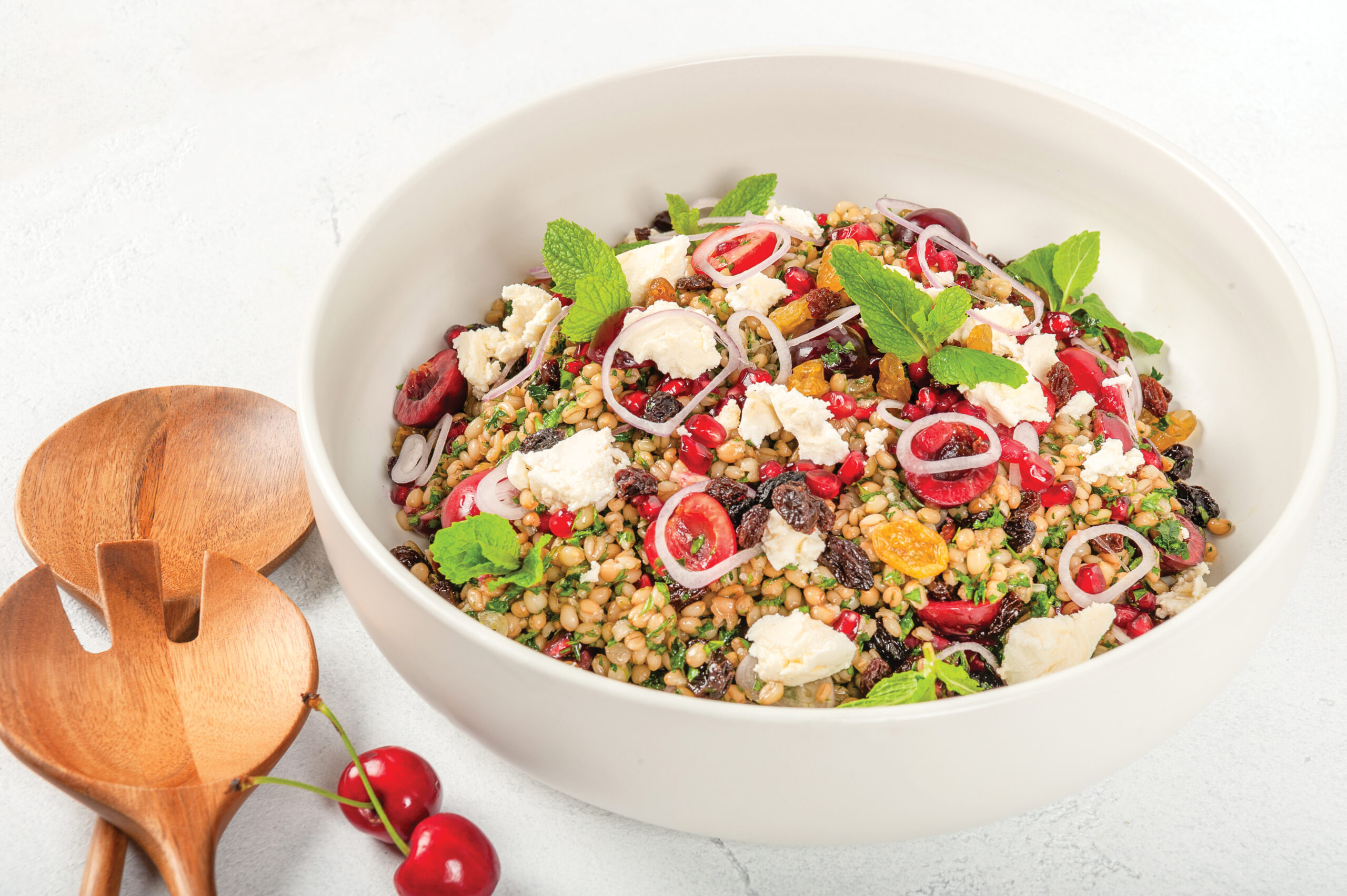 Freekeh Cherry Salad