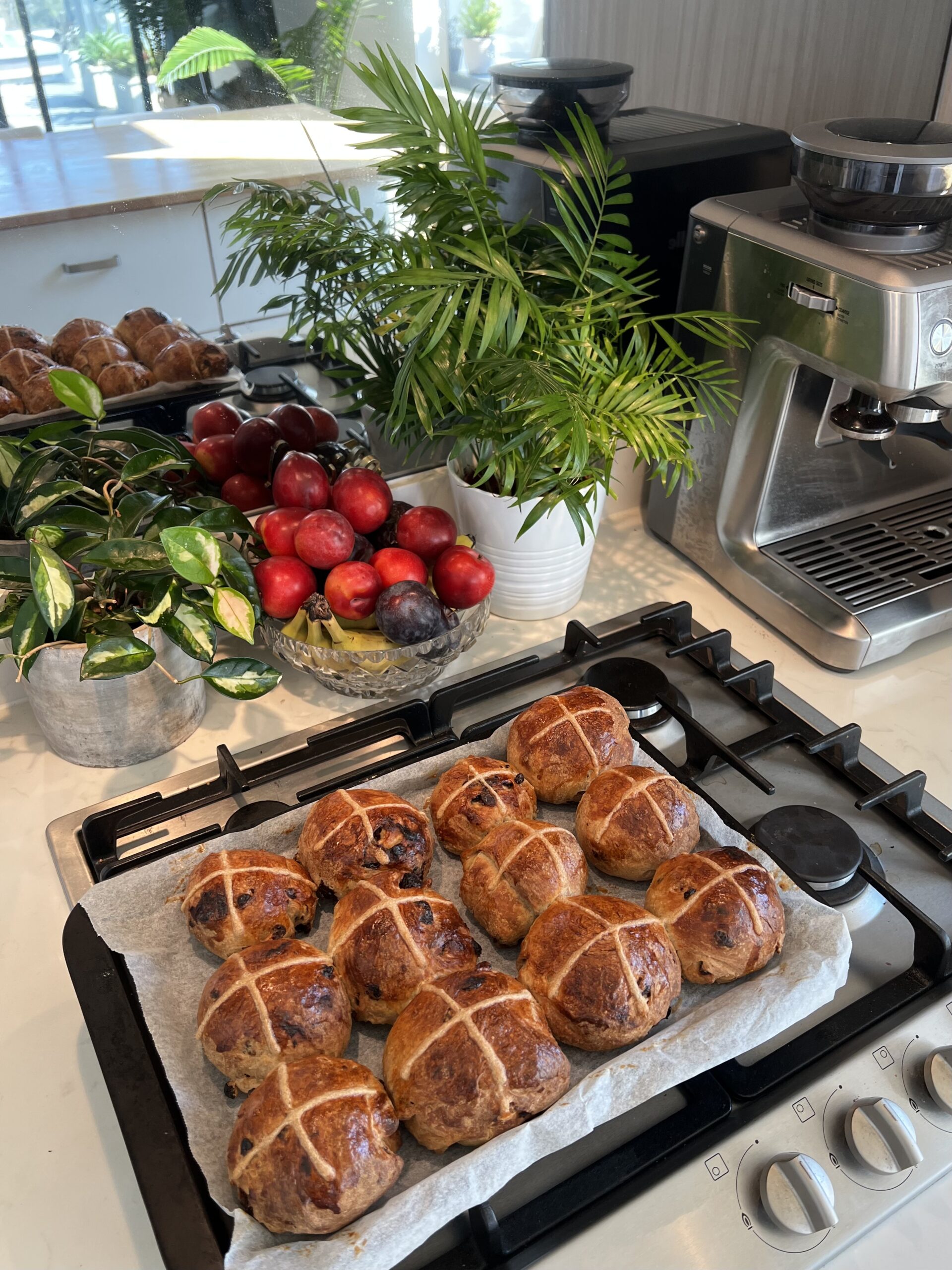 Sourdough Hot Cross Buns