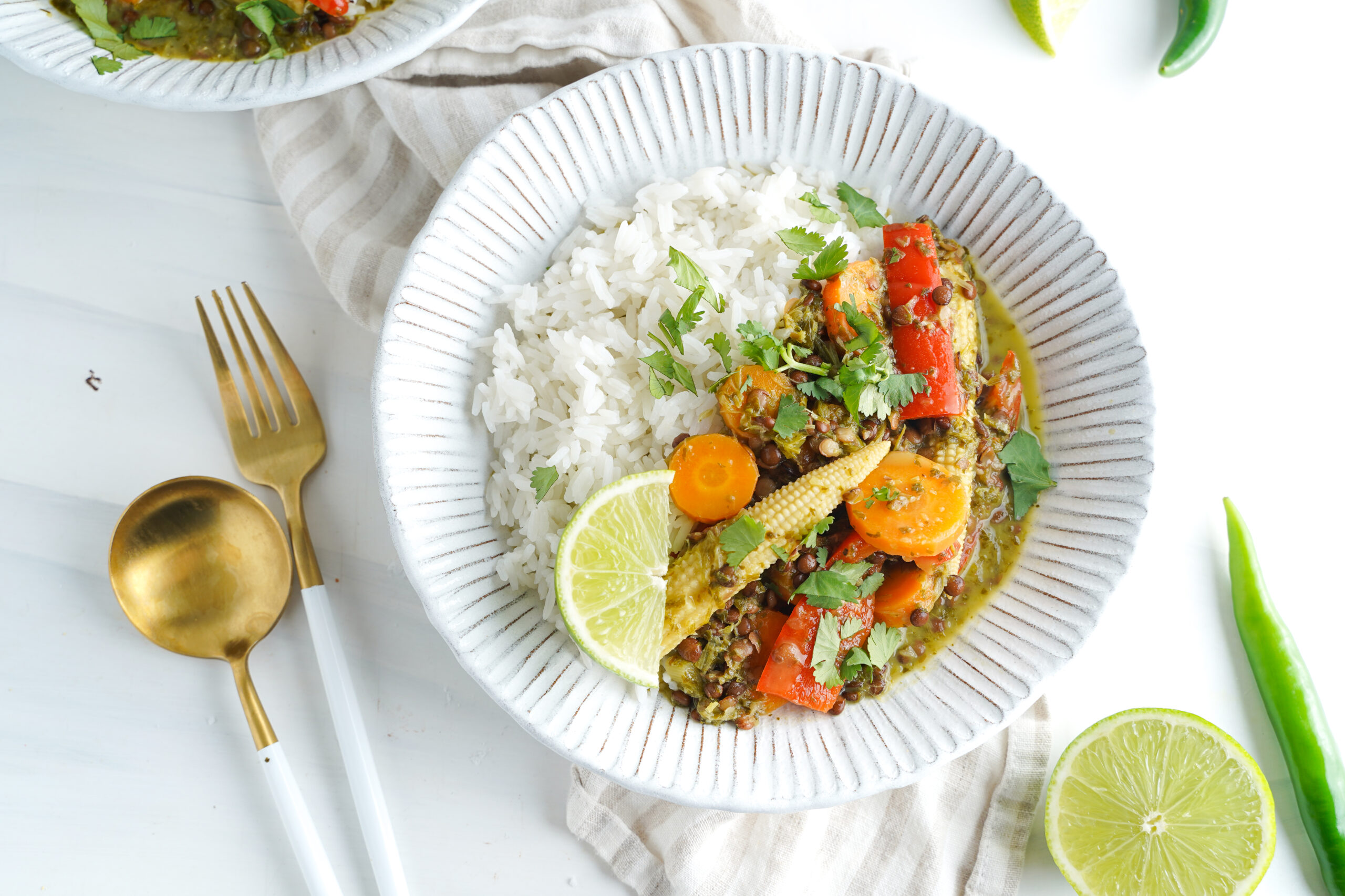 Green Thai Lentil Curry