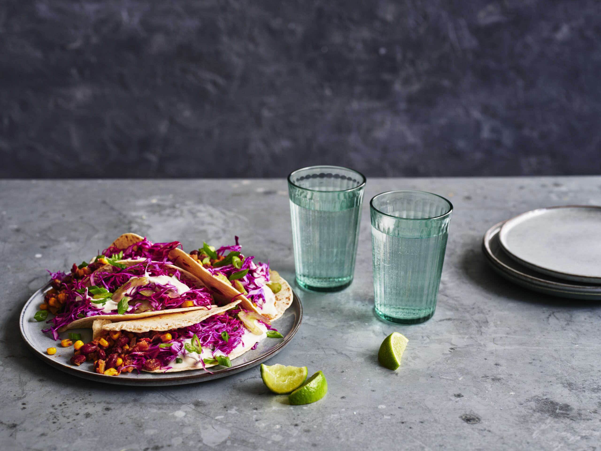 Vibrant Bean and Corn Taco