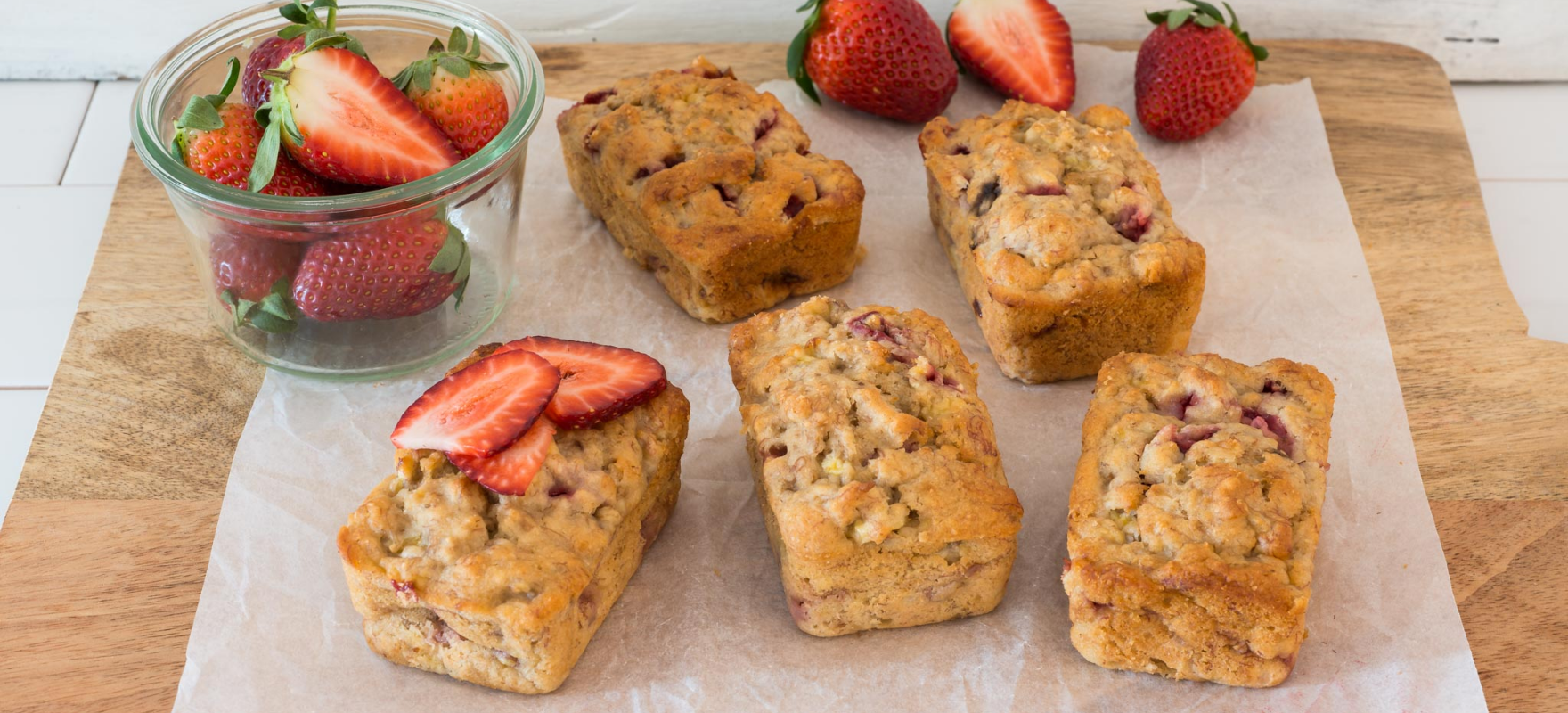Weet-Bix™ Mini Banana and Strawberry Loaves