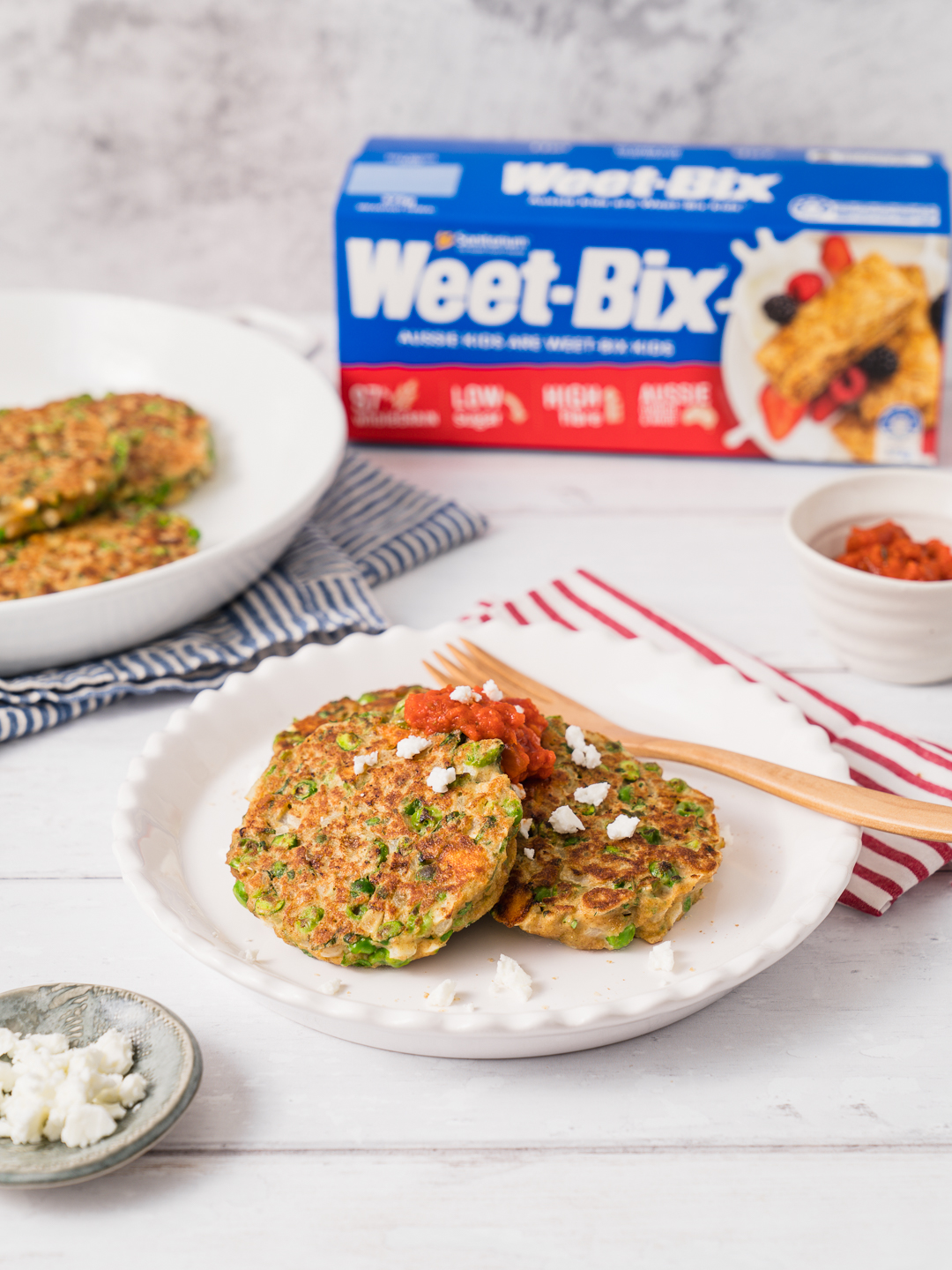 Green Pea Fritters with Weet-Bix™
