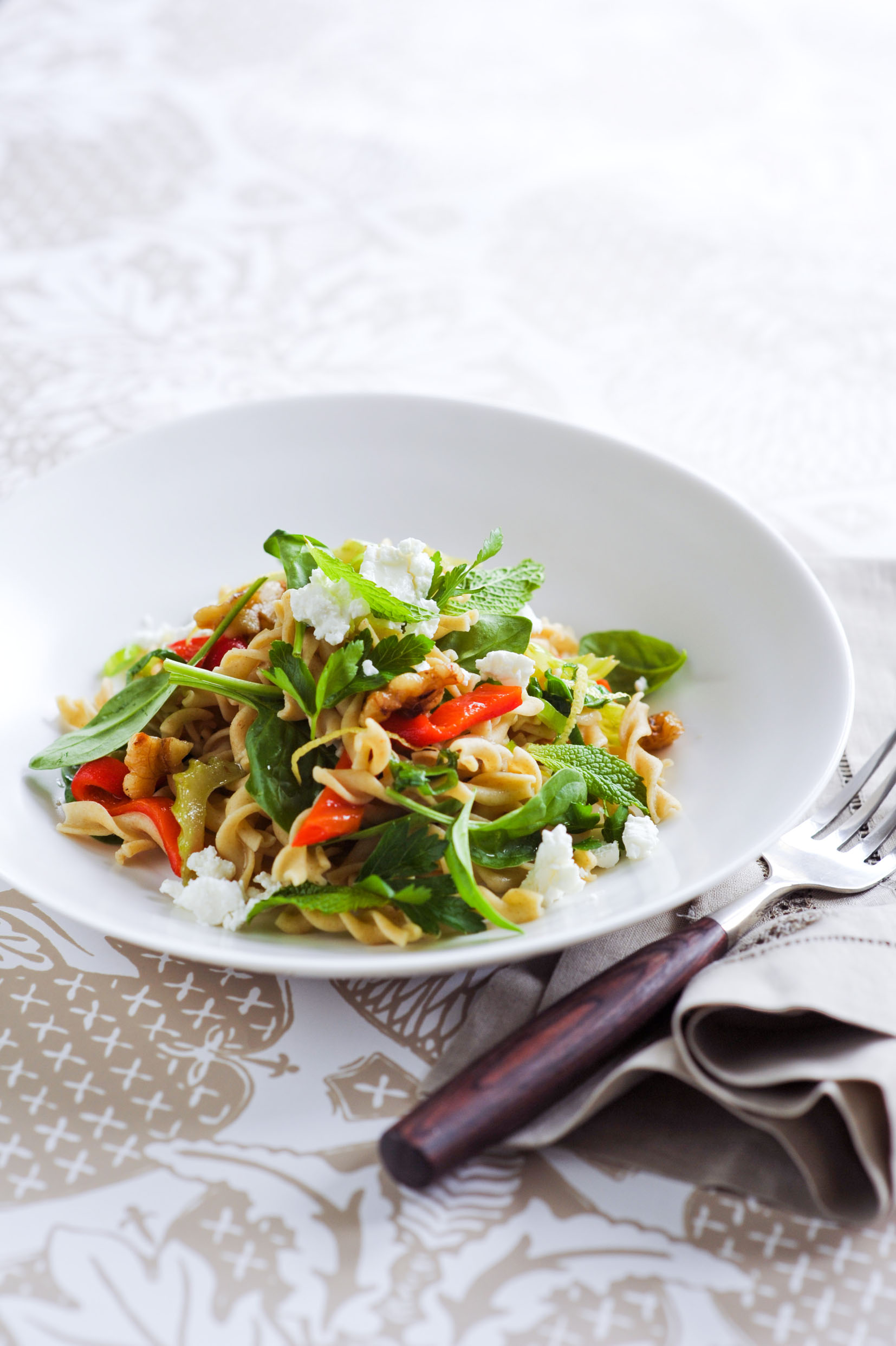 Spinach and Feta Pasta Salad