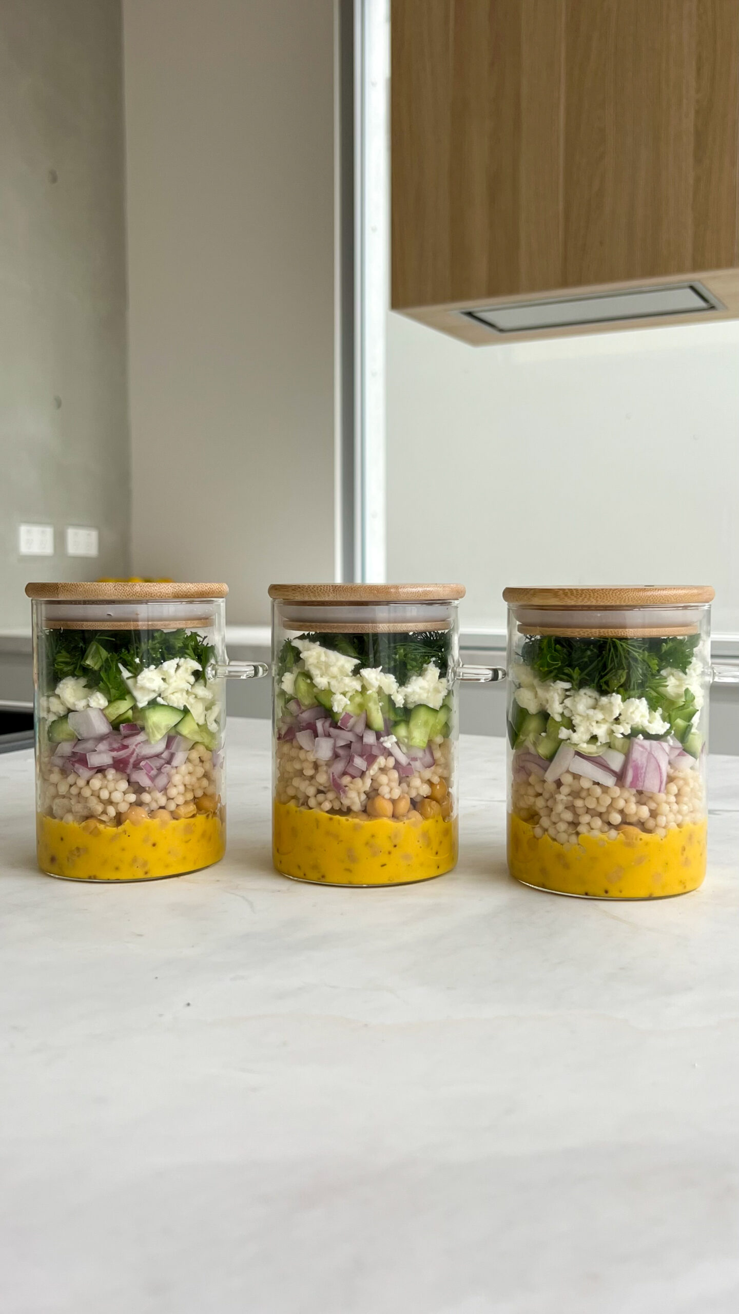 Herby Honey Mustard Chickpea Salad