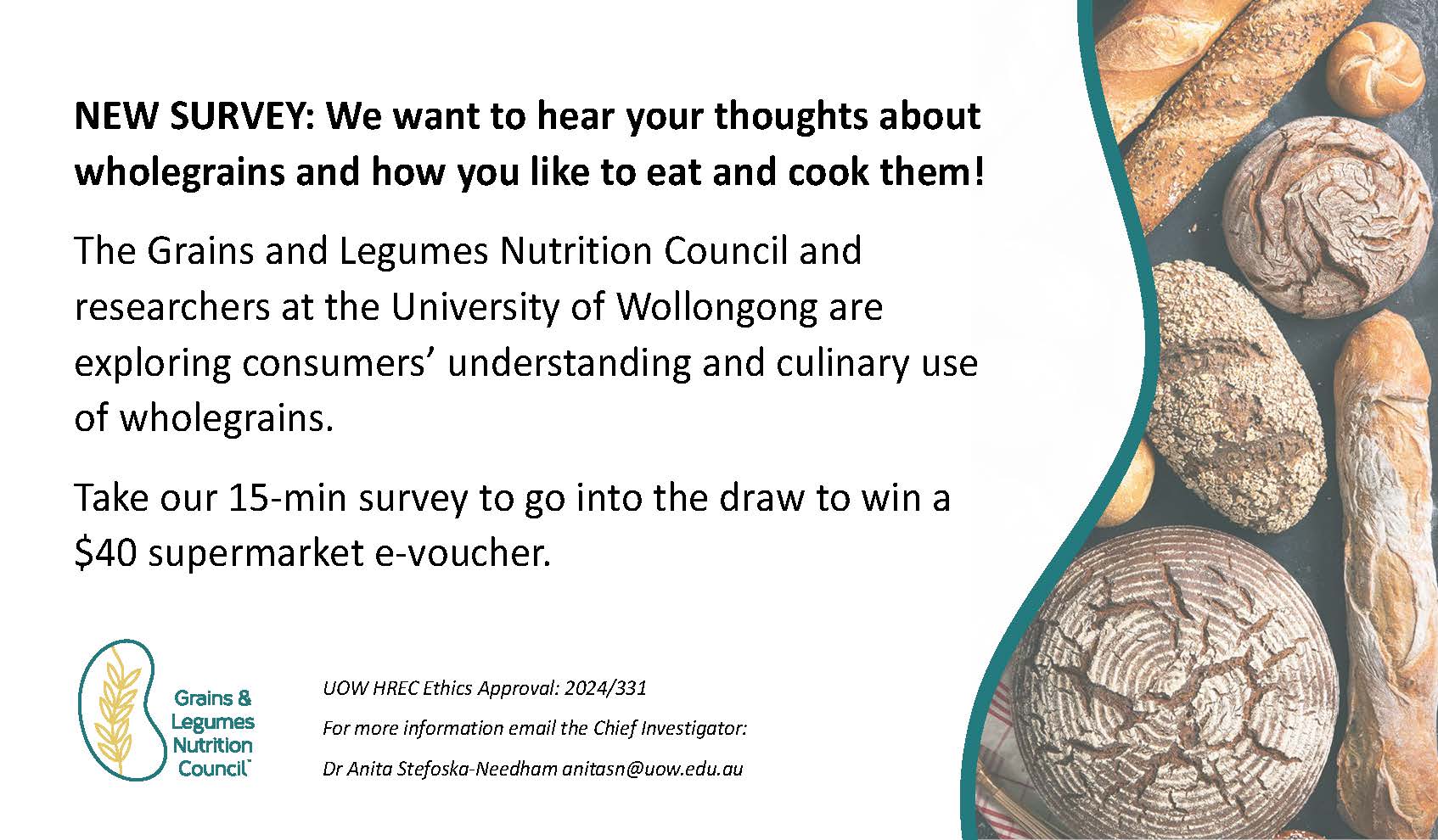 GLNC Whole Grain Consumption Survey